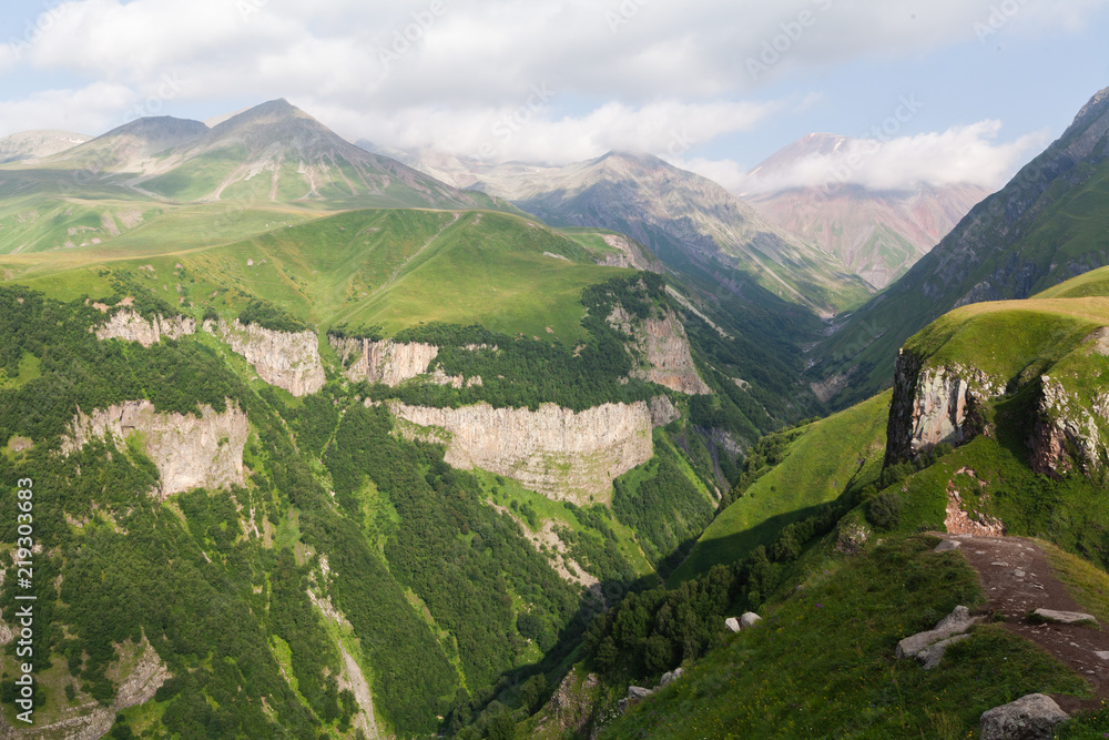 Mountain landscape in europe