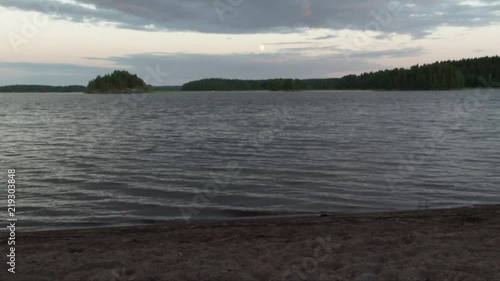 Finland on the shore of Lake Saima