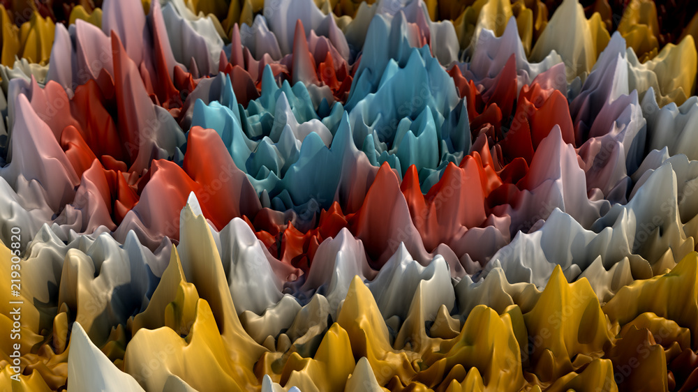 Obraz premium 3d rendering. Abstract background and colors