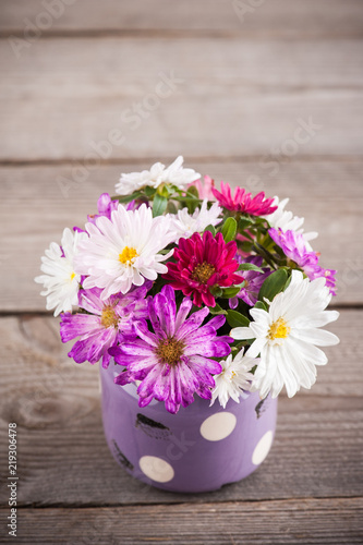 Wallpaper Mural Pink purple garden flowers Torontodigital.ca