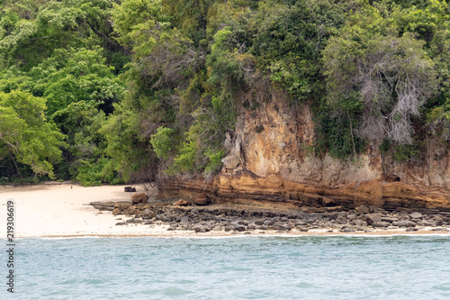 Tropical beach in Panamá