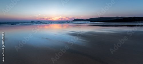 Sunset, Constantine Bay, Cornwall © mickblakey