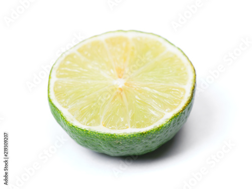 Sliced ripe lime