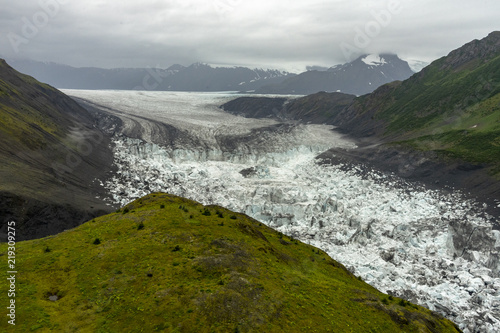 colapsed Lake behind bear glacier
