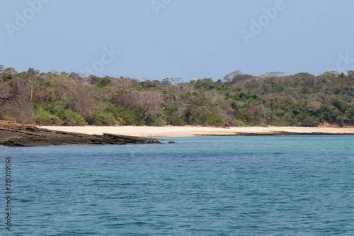 tropical beach in Panamá