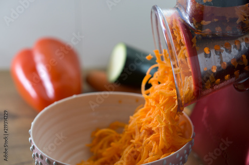 Karotten, Möhren, geraspelt