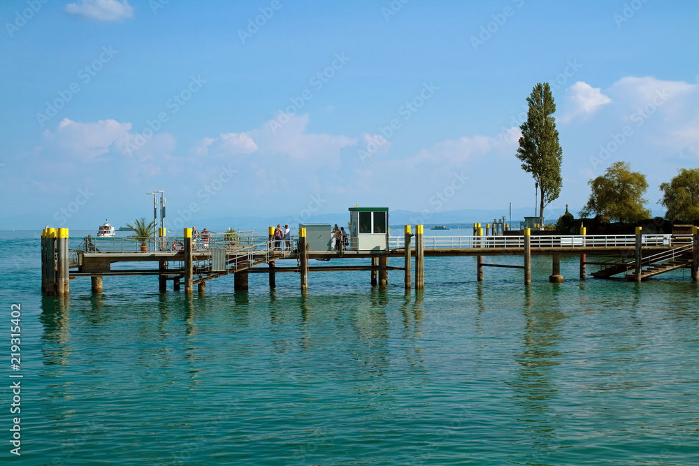 Bootsanlegestelle der Insel Mainau, Bodensee