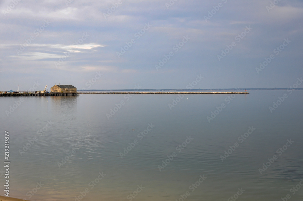 Obraz premium Provincetown breakwater view