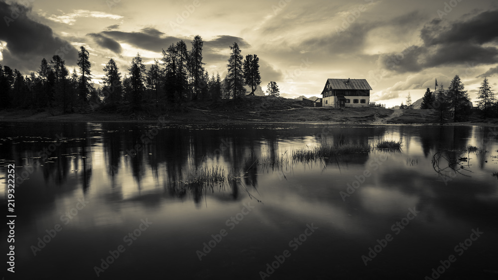 Naklejka premium lago de federa