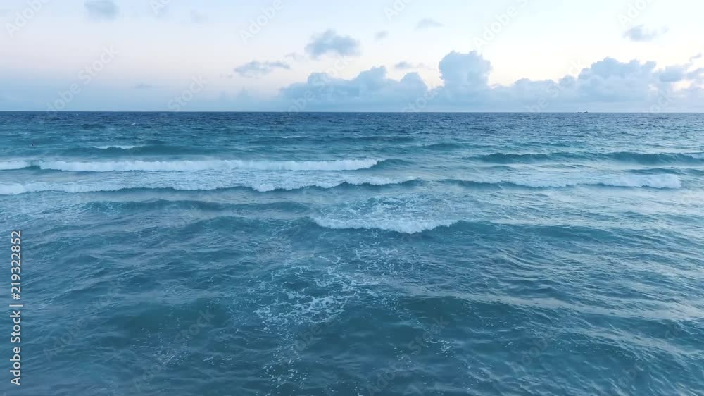 Sea shore wave breeze. Aerial video. Sea shore wave breeze. Aerial video.