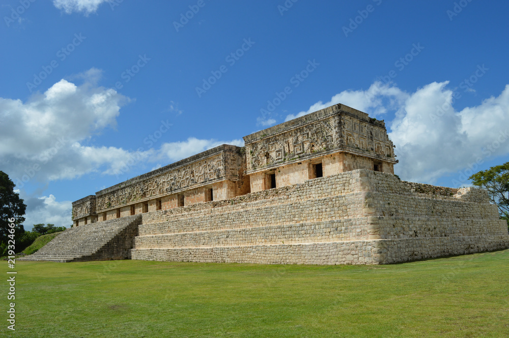 Maya-Stätte Uxmal Gouverneurspalast 2; Mexiko