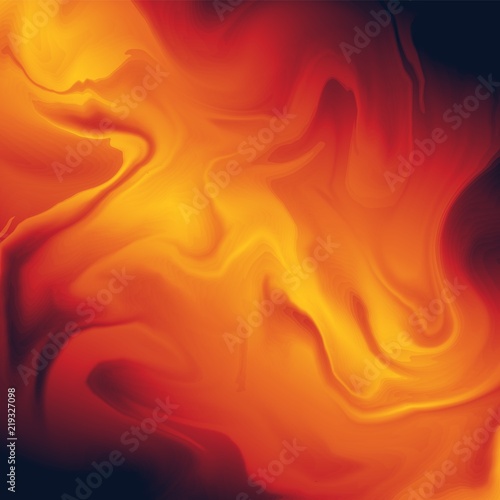 Abstract lava background. Divisions of luminous paint. Vector illustration