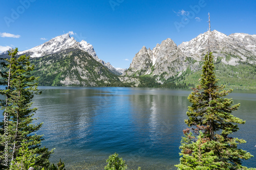 Jenny Lake in Teton National Park, Wyoming photo