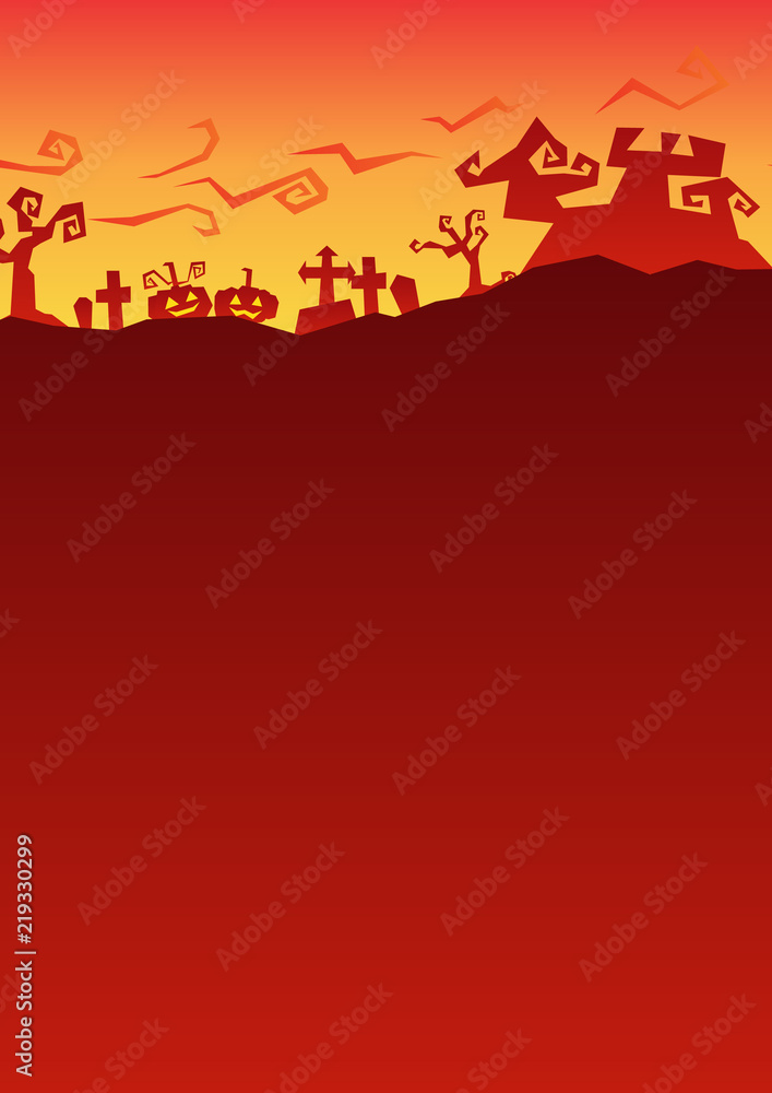 happy halloween roughen gradient background, red night party greeting, vector illustration happy halloween roughen gradient background, red night party greeting, vector illustration