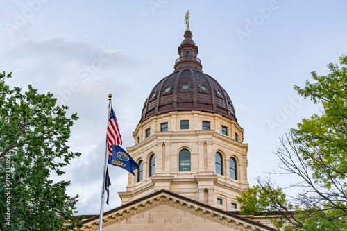 Dome of the Kansas State Capital Building in Topeka