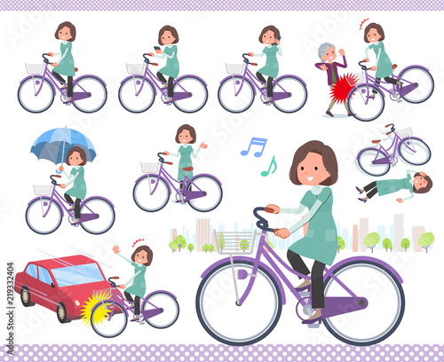flat type tunic Middle women_city cycle