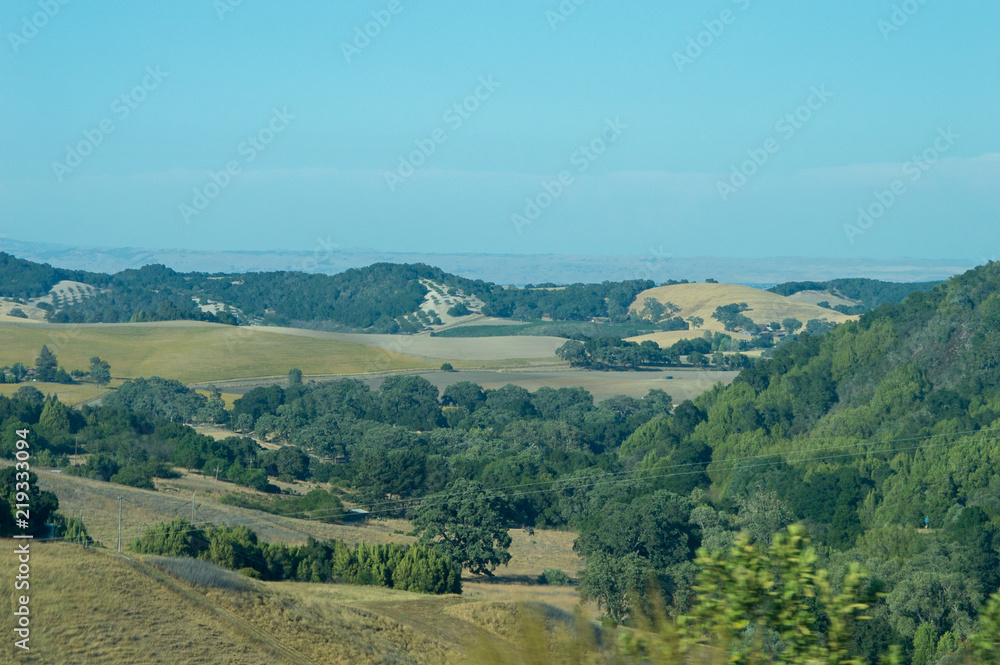 Naklejka premium Overcast Coast View