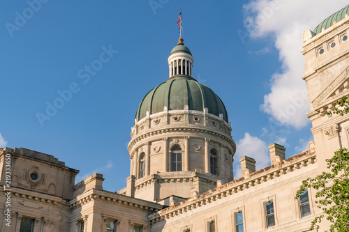 Dome of the Indiana Capital Building photo
