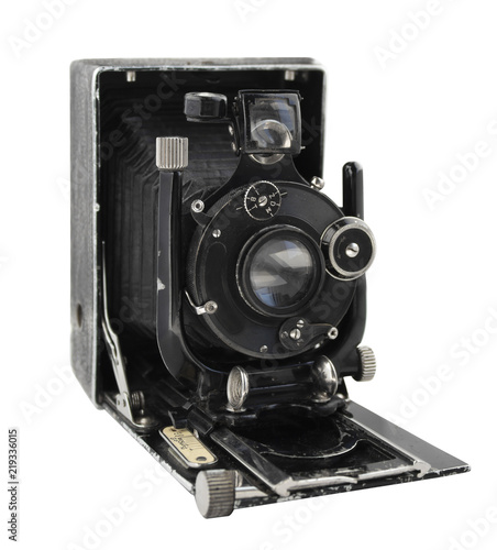 Fotografie Retro vintage camera side view