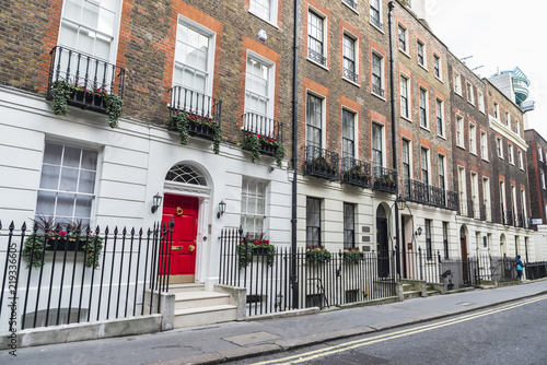 Old classic residential building in London, United Kingdom