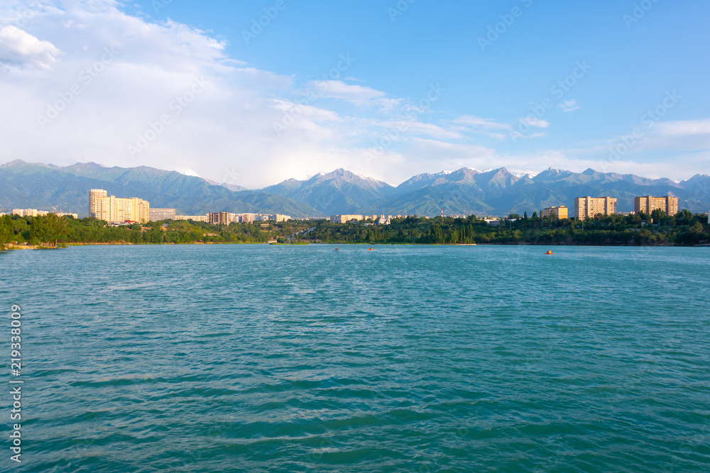 Lake Sairan. city of Almaty