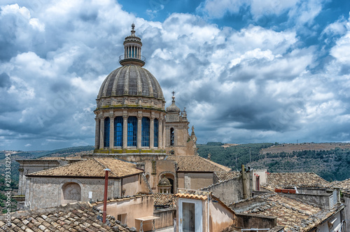 Ragusa Ibla medieval town in Sicily. Italy