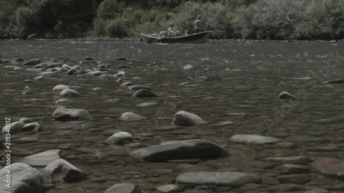 River with Fly Fishermen photo