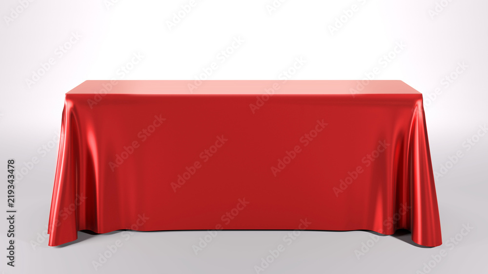 Fotografie Trade show exhibition advertising table format
