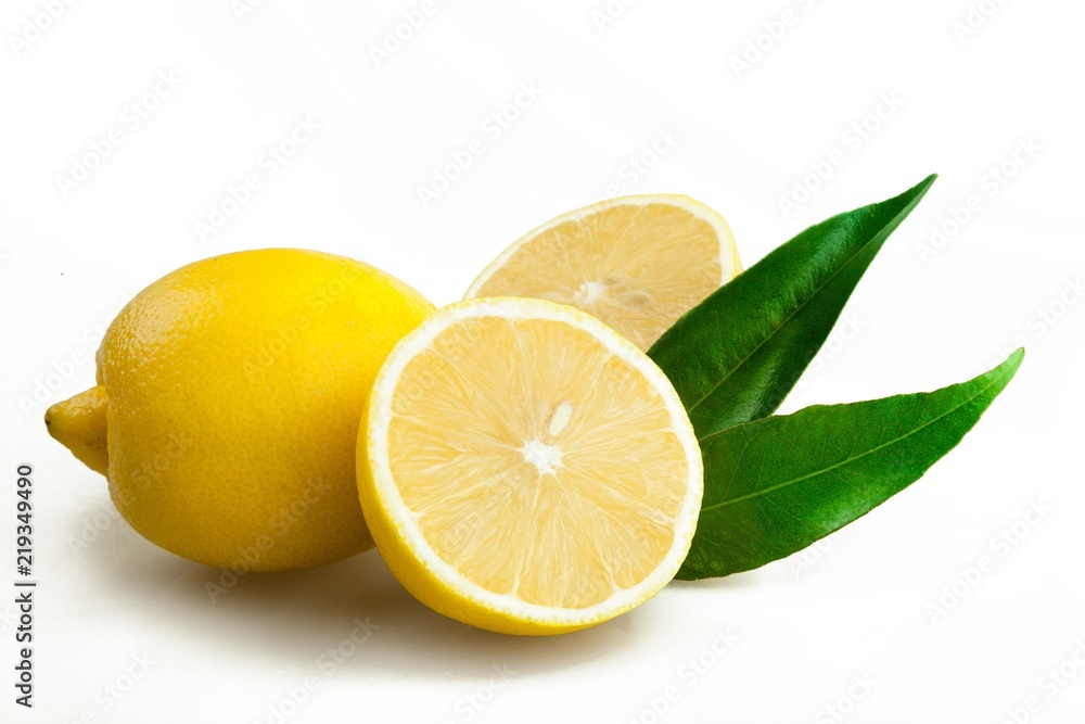 Fresh yellow lemon