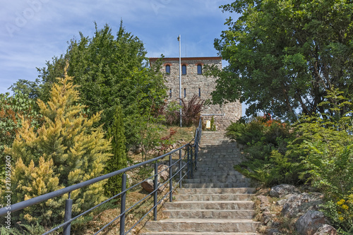 Ruins of Ancient Byzantine fortress The Peristera in town of Peshtera, Pazardzhik Region, Bulgaria photo