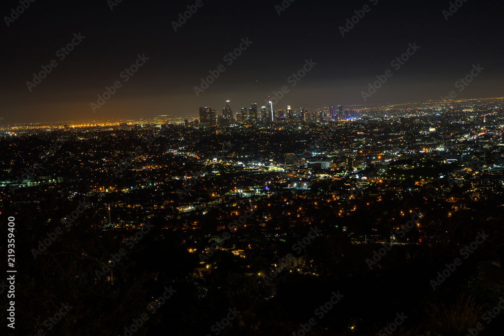 Naklejka premium Los Angeles night view 