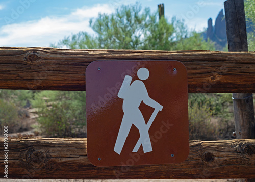 Hiking Sign