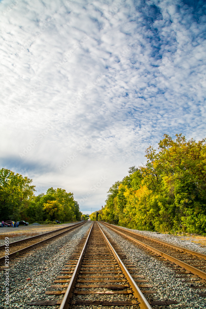 Fototapeta premium Fairport Railroad Tracks