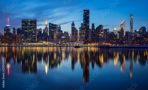 Manhattan Reflections in Winter © J Monsanto 