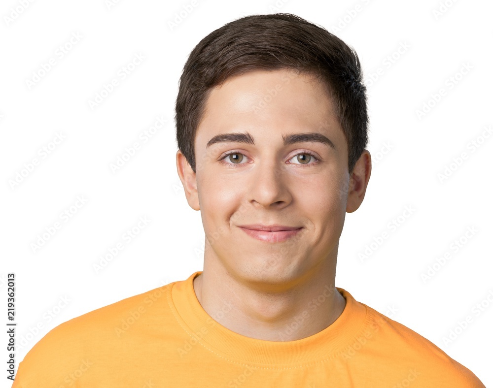 Obraz premium Portrait of Smiling Young Man