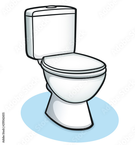 Vector toilet color design concept photo