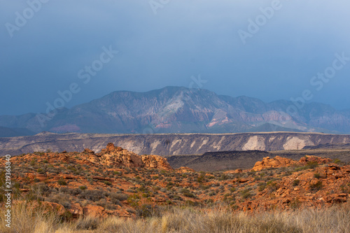 Pine Valley and red rocks