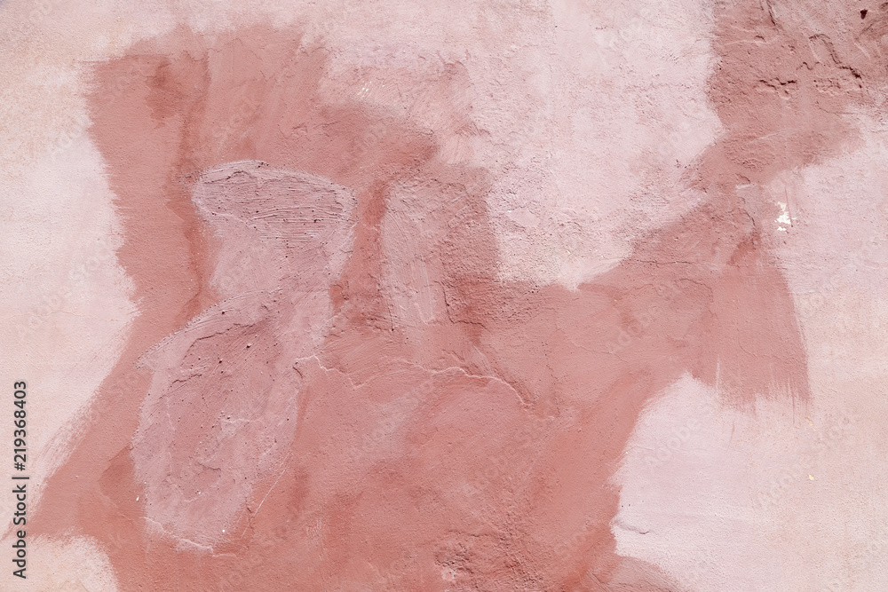 Fototapeta premium -tracce di umidità su muro color amaranto