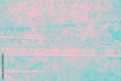 Pink and blue hand painted background texture with grunge brush strokes