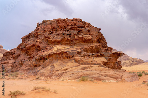 Landscape in Wadi Ruma desert, Jordan