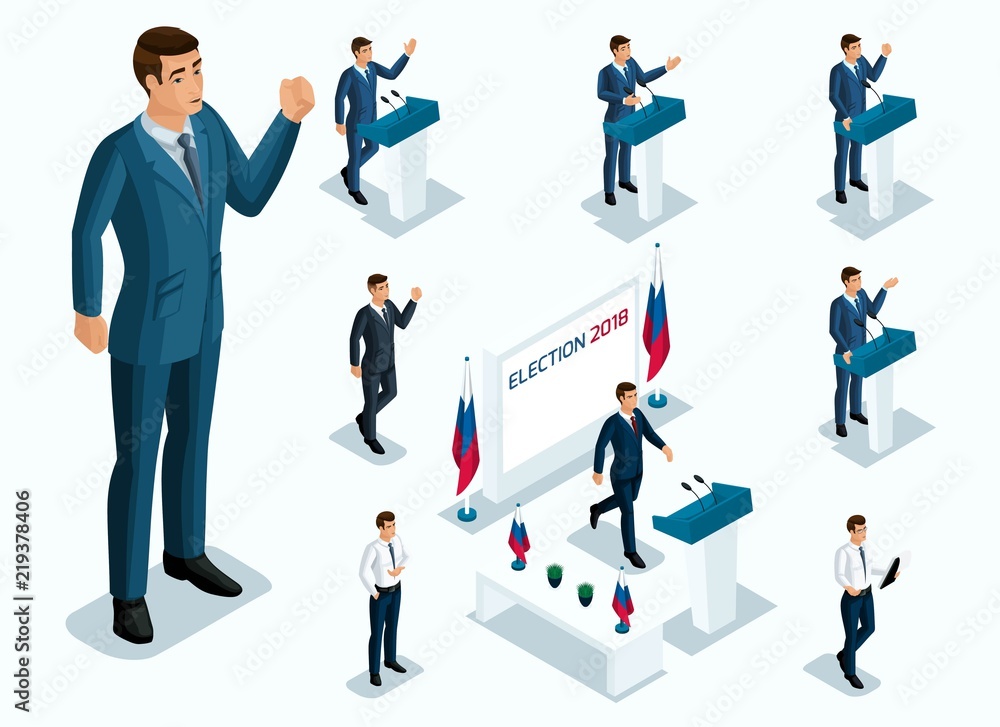 Isometrics Mr. President, voting, elections, debate. Gestures of Candidate, slogans of men of businessmen, power, beautiful and expensive suits Isometrics Mr. President, voting, elections, debate. Gestures of Candidate, slogans of men of businessmen, power, beautiful and expensive suits
