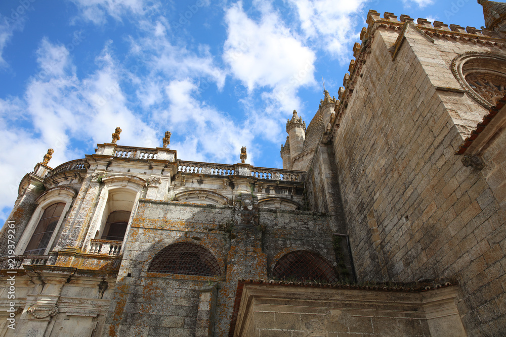 Cathedral of Evora, called Se. Alentejo. Portugal