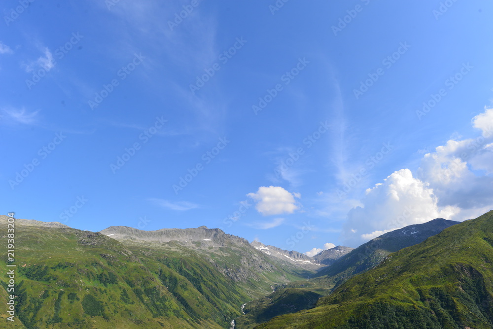 Talschaft Urseren Nahe Realp im Kanton Uri Talschaft Urseren Nahe Realp im Kanton Uri