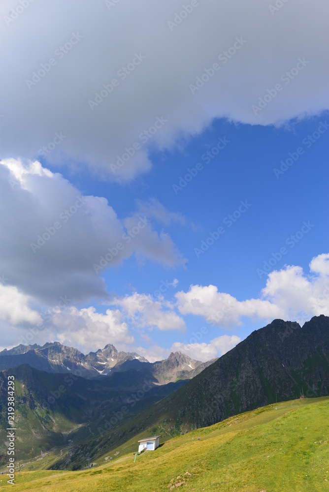 Gebirgsgruppe Verwall in den Ostalpen-Tirol