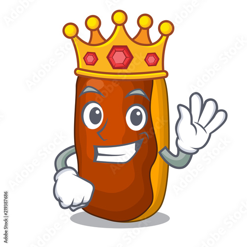 King cartoon cake eclair decorated butter chocolate