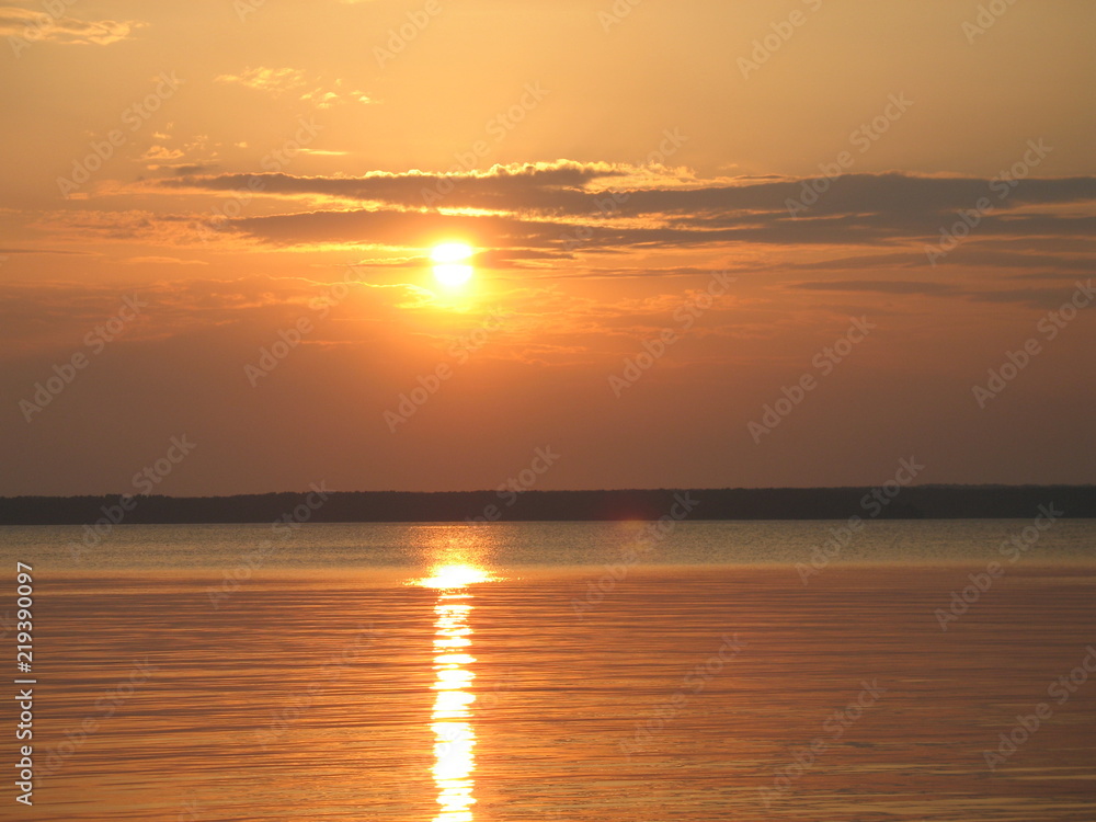 Fototapeta premium sunset_orange_er