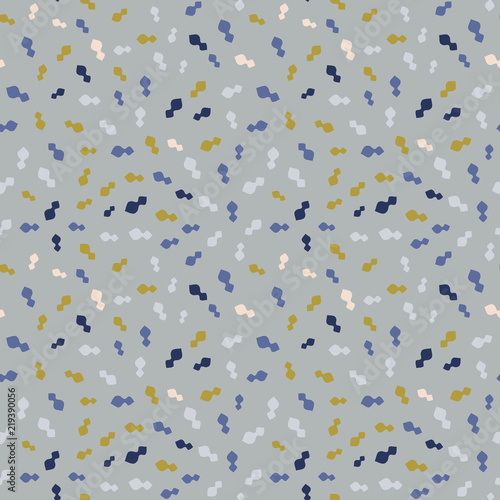 Vector geometric seamless abstract background, freehand doodles pattern.