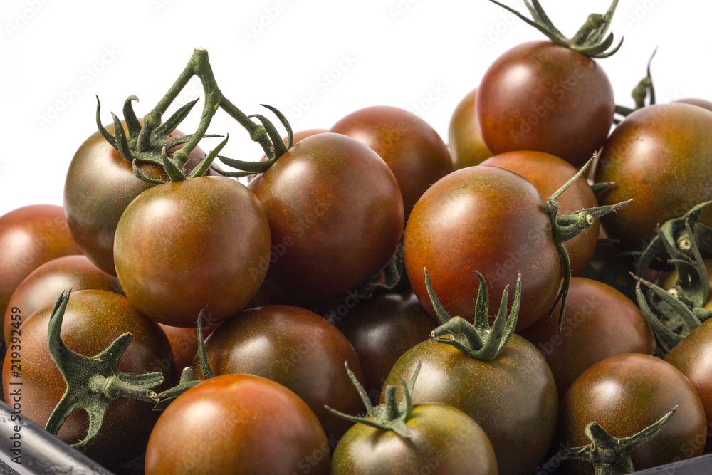 fresh cherry tomato isolated on white background fresh cherry tomato isolated on white background