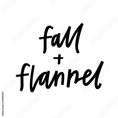 Fall and flannel