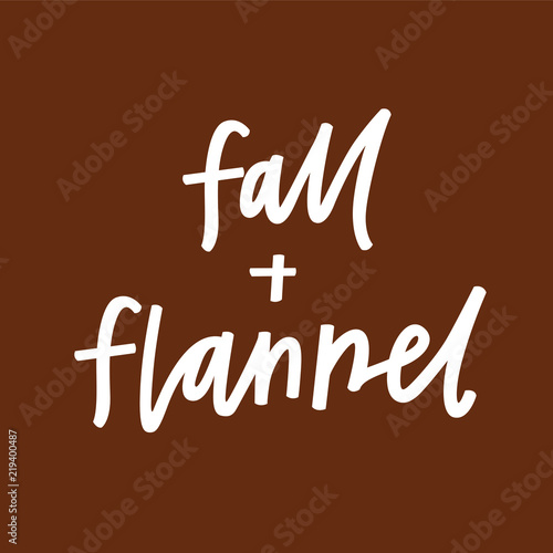 Fall and flannel